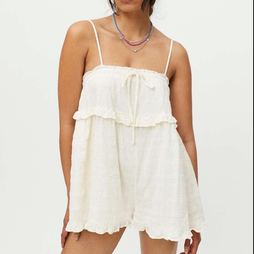 Urban Outfitters ruffle me romper